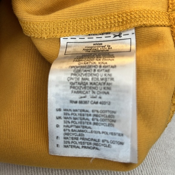 Adidas Anti 3-Putt Hoodie Adicross Golf Preloved Yellow HZ3235 Mens Size Medium - Picture 4 of 8